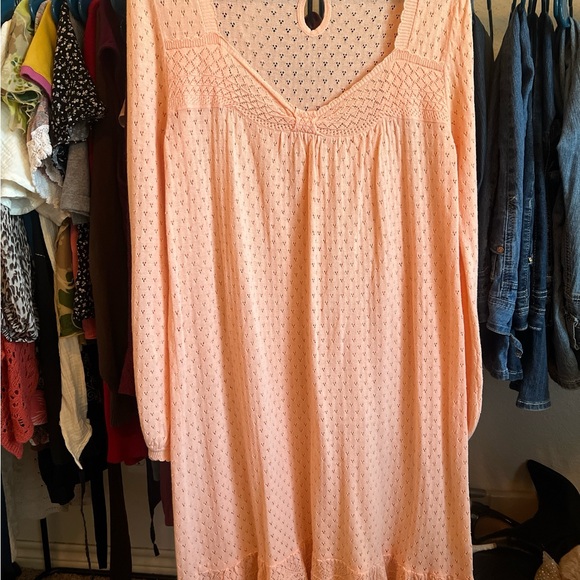 Lodis Peach Midi Dress - Picture 1 of 2